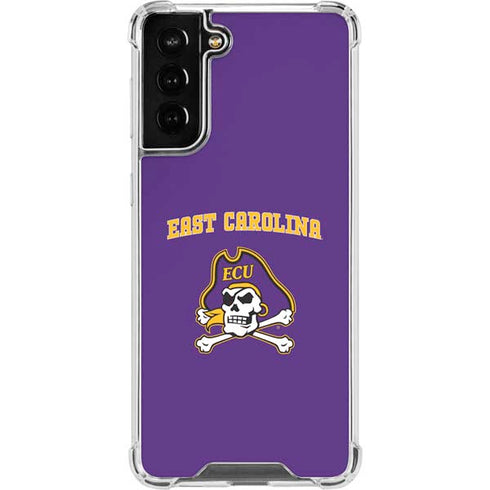 East Carolina University ECU Pirates Logo Galaxy S21 FE Clear Case